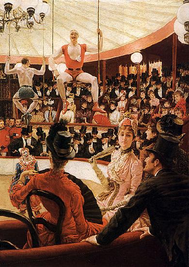 James Jacques Joseph Tissot The Circus Lover Sweden oil painting art